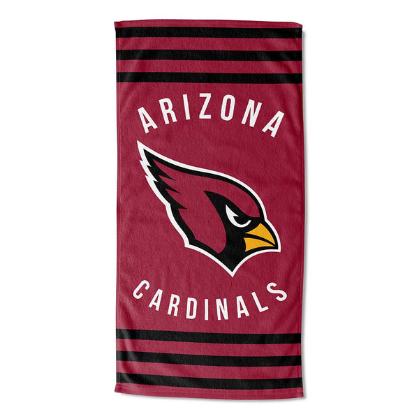 NFL Arizona Cardinals Stripes Beach Towel 30x60 Inches