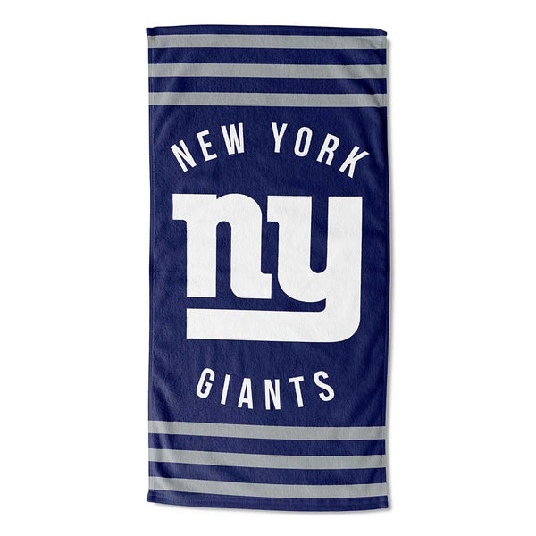 NFL New York Giants Stripes Beach Towel 30x60 Inches