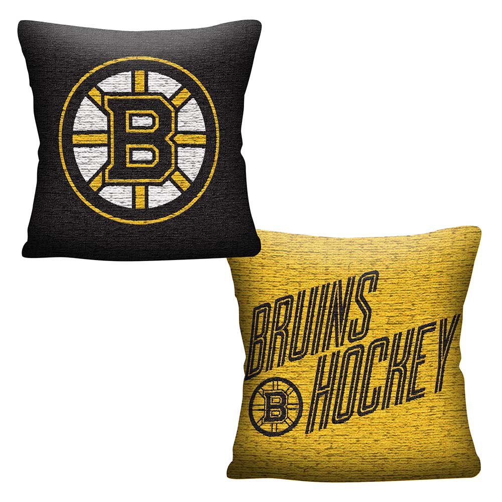 NHL Boston Bruins Invert Throw Pillow 20x20 Inches