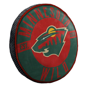 NHL Minnesota Wild Travel Cloud Pillow 15 Inches