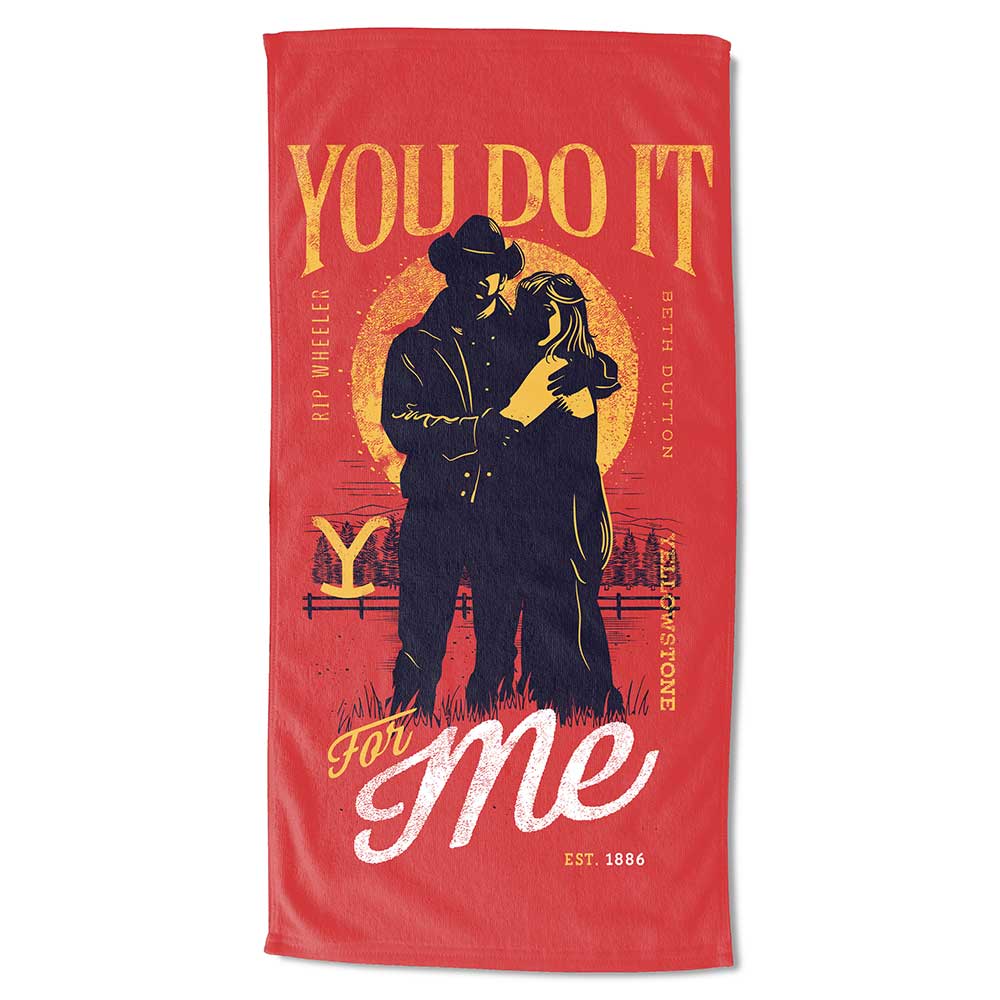 Paramount Yellowstone You Do It For Me Beach Towel 30x60 Inches